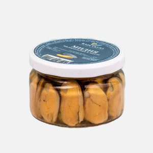 Мидия Ради вкуса малосольная в масле ст/б 210г