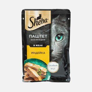 Корм Шеба Паштет коллекция Индейка в желе пауч 75г