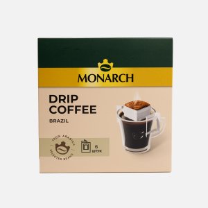 Кофе Монарх Бразилия молотый в дрип пакетах 66г