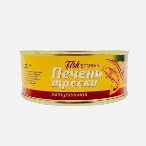 Печень трески Фишсториес натуральная ж/б/кл 230г