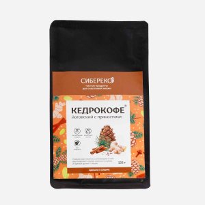 Кедрокофе Сибереко Йоговский с пряностями пл/уп 125г