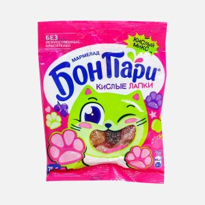 Мармелад Бон Пари Кислые лапки 75г 