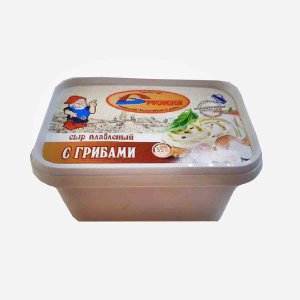 Сыр Брюкке плавл с грибами 55% пл/ванна 200г