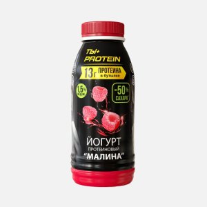 Йогурт Ростагроэкспорт Ты+Протеин Малина 1.5% пл/б 290г