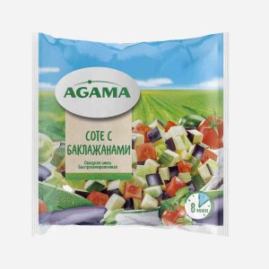 Смесь Агама Соте с баклажанами с/м пл/пак 400г
