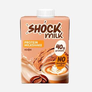 Коктейль ФитнесШок мол вкус Кофе высокобелковый обезжиренный 480мл