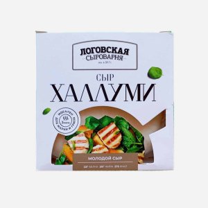 Сыр Логовская сыроварня Халлуми молодой 40% к/к 140г