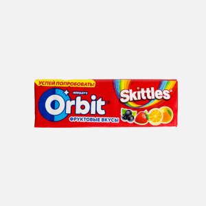 Жевательная резинка Орбит Фруктовые вкусы Скиттелс 13,6г