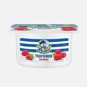 Продукт твор Простоквашино Творожок Малина 3.6% пл/ст 110г