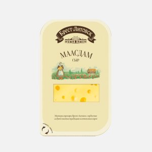 Сыр Брест-Литовск Маасдам п/тверд нарезка 45% 130г