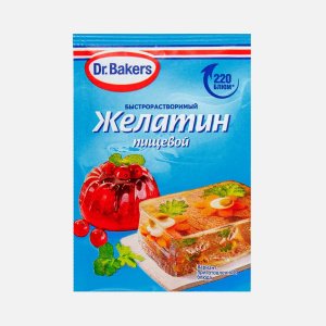 Желатин ДрБейкерс пищевой 10г 