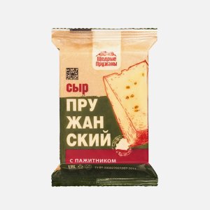 Сыр Щедрые Пружаны Пружанский с пажитником 50% пл/уп 200г