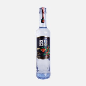 Водка Пять Озер Сибирская клюква особая 38% ст/б 0,5л