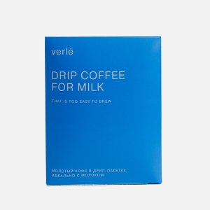 Кофе Верле Дрип Бокс фо милк молотый 6шт 72г
