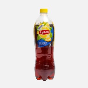 Напиток Липтон Черный чай со вкусом лимона газ пэт 1л
