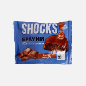 Печенье ФитнесШок Брауни Шоколадный 50г