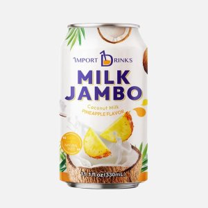 Напиток Милк Джамбо Кокосовое молоко со вкусом ананаса ж/б 330мл