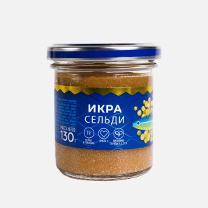 Икра Путина сельди пробойная соленая ст/б 130г