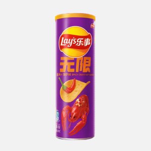 Чипсы Лэйс Стакс со вкусом острых раков 90г