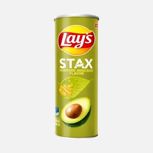 Чипсы Лэйс Стакс со вкусом авокадо и горчицы 90г