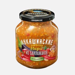 Икра Лукашинские из баклажанов Домашняя ст/б 340г
