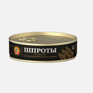 Шпроты Сохраним традиции из балтийской кильки в масле 160г