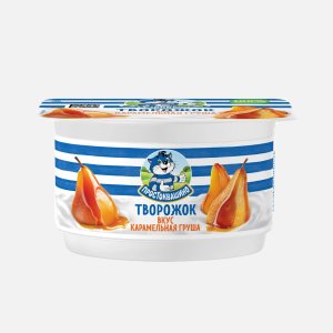 Продукт твор Простоквашино Творожок Карамельная груша 3.6% пл/ст 110г