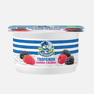 Продукт твор Простоквашино Творожок Малина-ежевика 3.6% пл/ст 110г