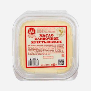 Масло Белый замок Крестьянское слад-слив/несол 72.5% пл/конт 400г
