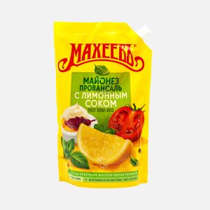 Майонез Махеевъ Премиум Провансаль с лимонным соком дой/пак 770-840г