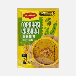 Суп Магги Горячая кружка Гороховый с сухариками 19г