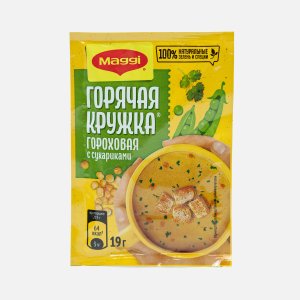 Суп Магги Горячая кружка Гороховый с сухариками 19г