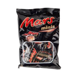 Батончик шоколадный Марс Минис 180-182г