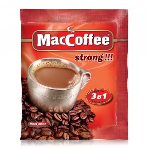 Кофейный напиток Маккофе Стронг 3в1 пл/пак 16г