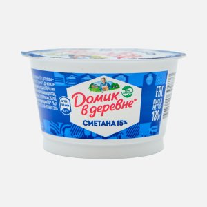 Сметана Домик в деревне 15% пл/ст 180г