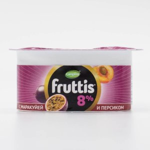 Прод йог Фруттис Вишня/Персик Маракуйя 8% пл/ст 115-125г