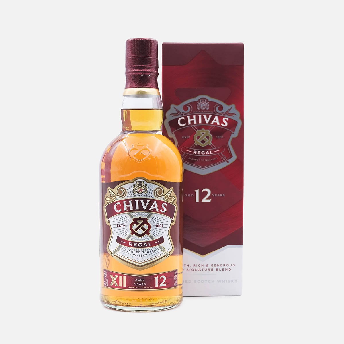 Виски Чивас Ригал 12лет шотландский купажированный 40% п/у 0,75л Виски Чивас Ригал 12лет шотландский купажированный 40% п/у 0,75л