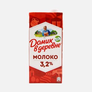 Молоко Домик в деревне д/х 3.2% т/п 950г