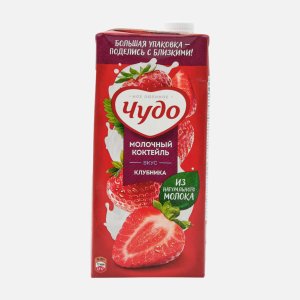 Коктейль Чудо молочный Клубника 2% т/п 914мл/960г