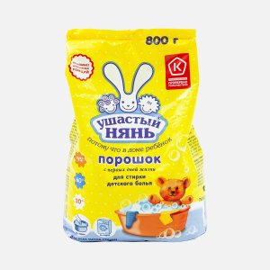 Порошок Ушастый Нянь детский пл/уп 800г