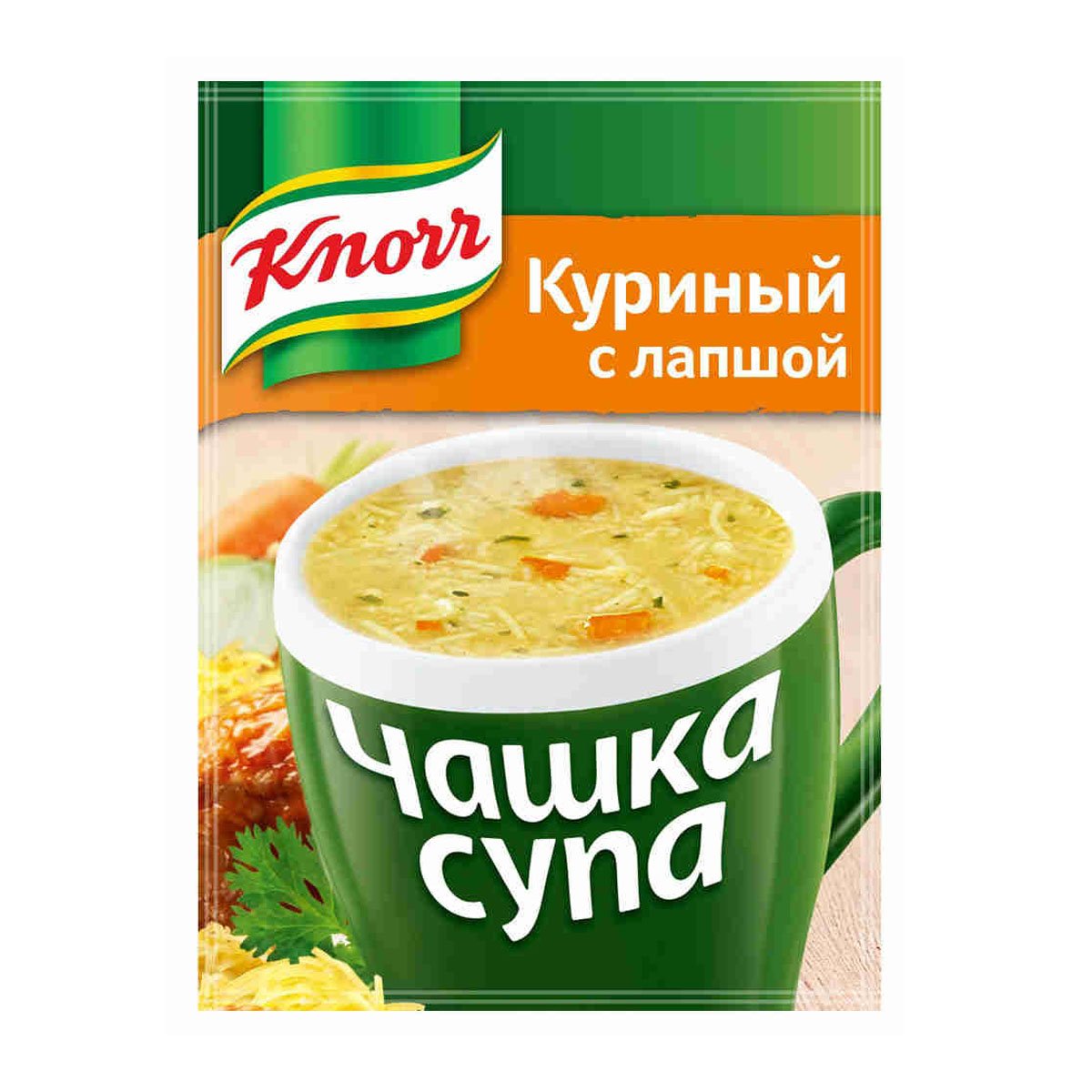 Knorr чашка супа куриный с лапшой