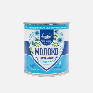 Молоко сгущ ЛюбиМо цельное с сахаром ГОСТ 8.5% ж/б 380г