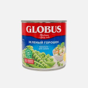 Горошек Глобус зеленый ж/б 400г