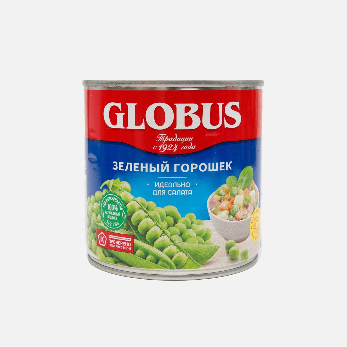 Горошек Глобус зеленый ж/б 400г Горошек Глобус зеленый ж/б 400г