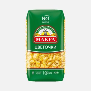 Мак. изд. Макфа Цветочки пл/пак 450г