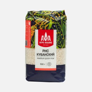 Рис Агро-Альянс Кубанский 900г