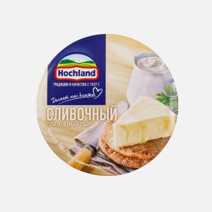 Сыр Хохланд плавл Сливочный 8сырков 55% к/к 140г