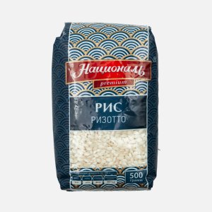 Рис Националь Премиум Ризотто пл/пак 500г
