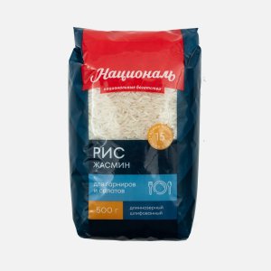 Рис Националь Премиум Жасмин пл/пак 500г