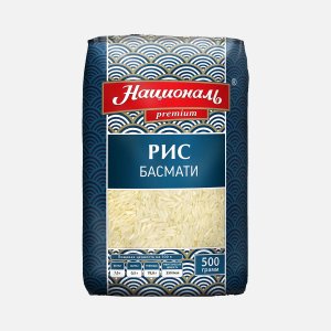 Рис Националь Премиум Жасмин пл/пак 500г
